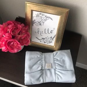 Light blue Banana Republic Clutch